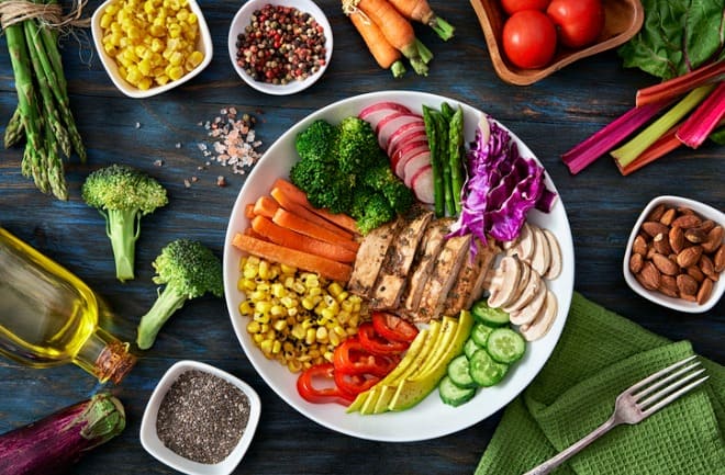 alimentação saudável antes da mamoplastia