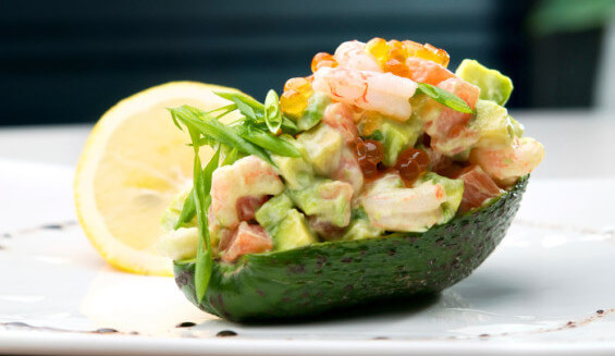 Receitas FIT Barquinho Cremoso de Abacate