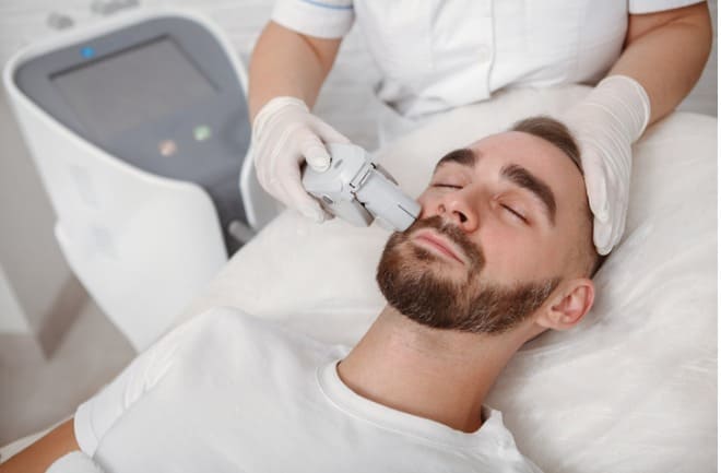 homem-realizando-transplante-de-barba